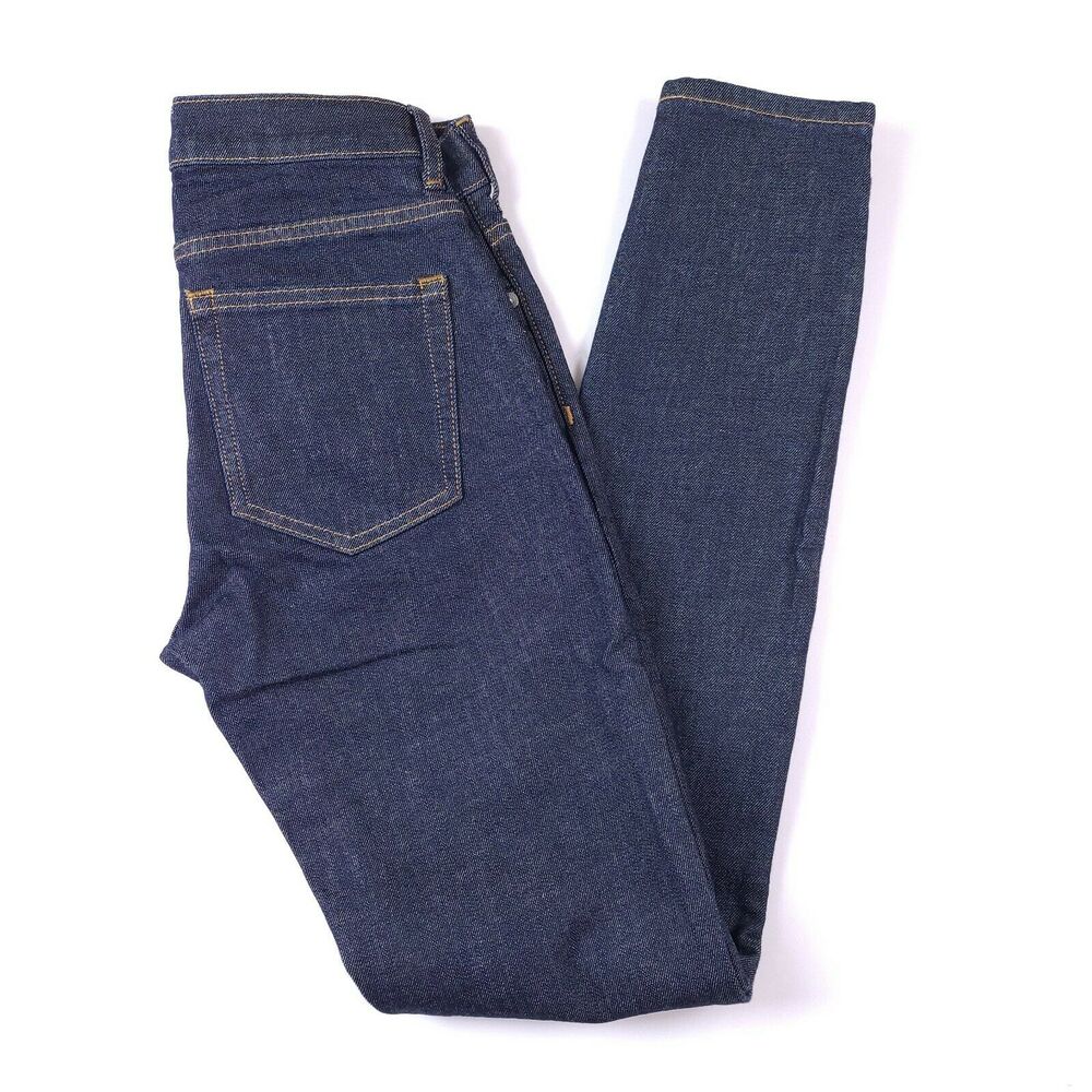 Everlane Mid-Rise Tall Dark Wash Jeans 24T Blue